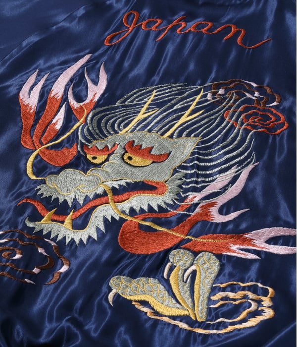 テーラー東洋スカジャン ACETATE SOUVENIR JACKET “DRAGON HE