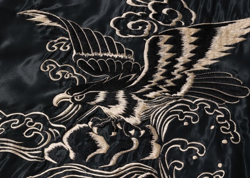 テーラー東洋スカジャン Acetate Quilted Souvenir Jacket “