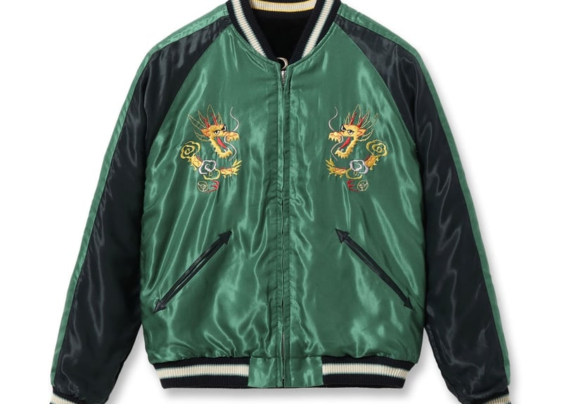 初復刻 べっちん テーラー東洋スカジャン 別珍中綿無Velveteen (Two