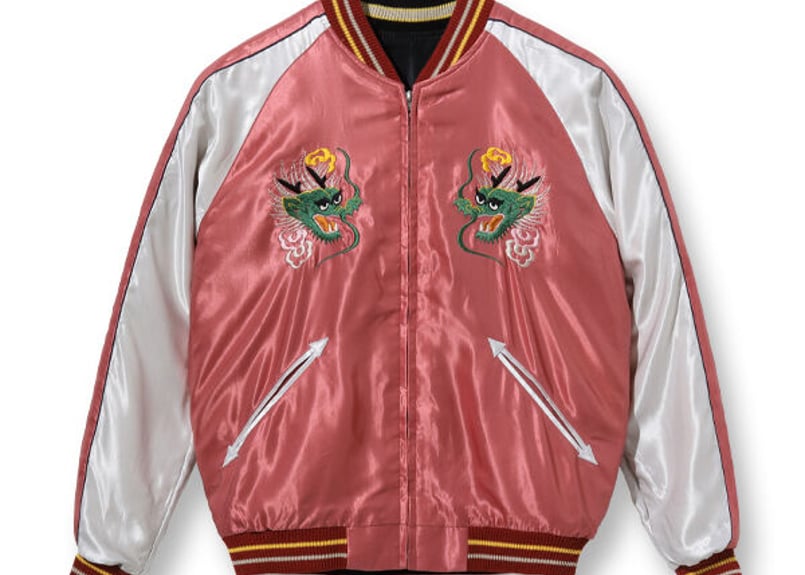 テーラー東洋スカジャン ACETATE SOUVENIR JACKET “JAPAN MAP