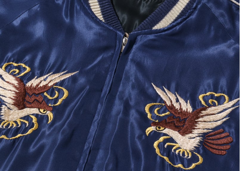 テーラー東洋2面用 龍スカル ワシ 日本限定 スカジャン vintage