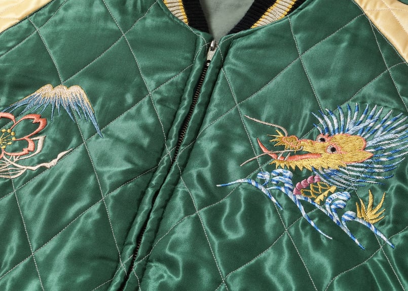 テーラー東洋スカジャン 別珍 Velveteen Souvenir Jacket “BLACK