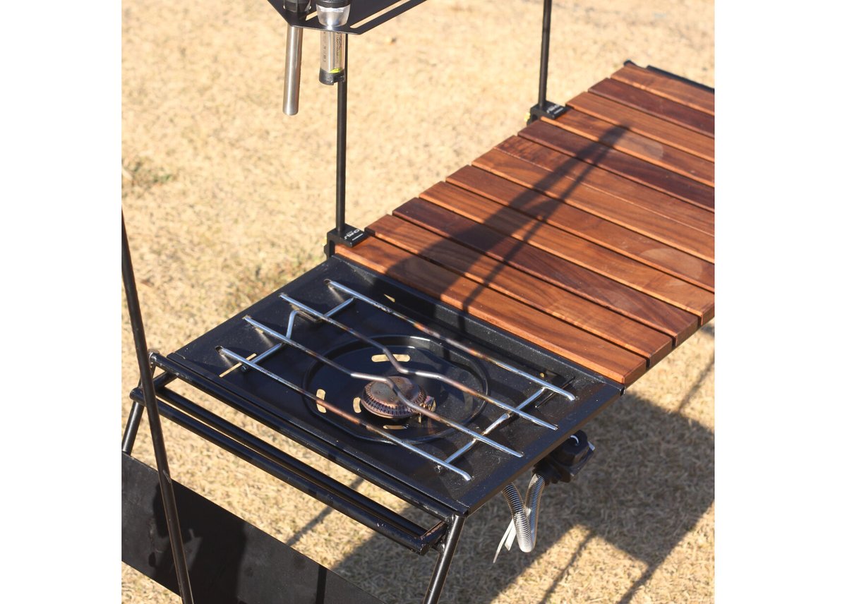 アイアンテーブル（ウォルナット版） | アイアン工房 CAMP SHOP