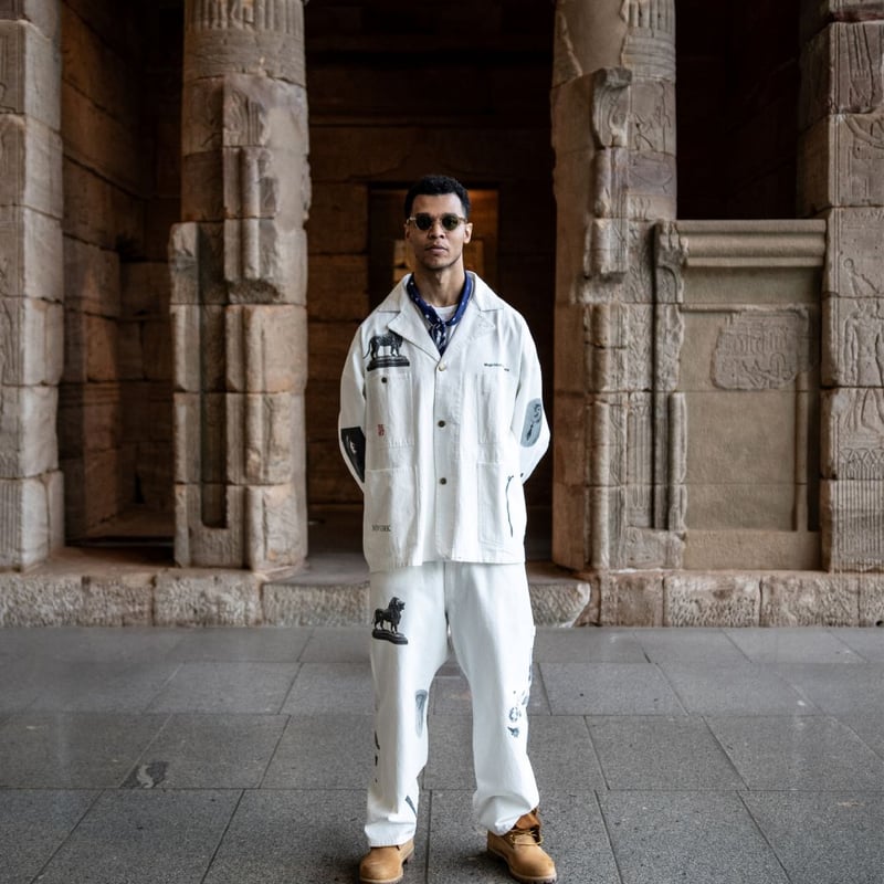 MAGIC STICK THE MET ARTIST PAINTER PANTS | MAROON