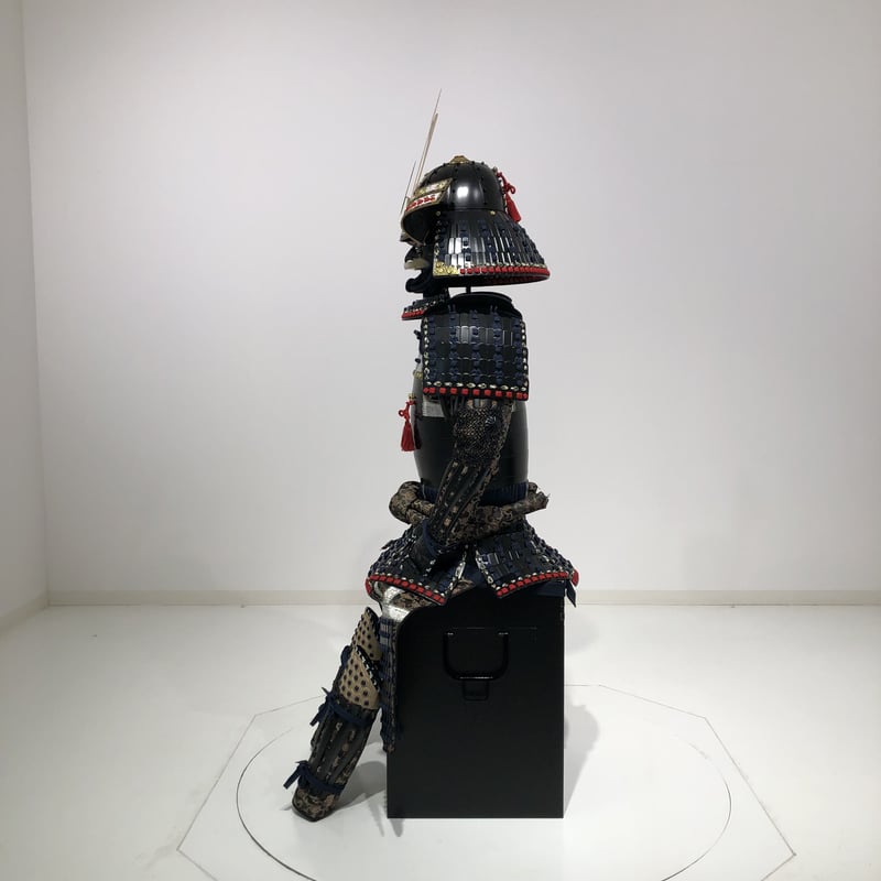O-047】○濃紺糸威伊予素懸二枚胴具足(艶消塗) | 甲冑工房丸武