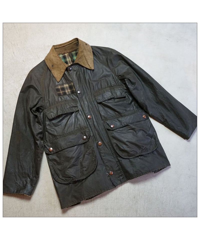 80's 〜 BARBOUR 4 POCKET BEDALE / SAGE 】 80年代
