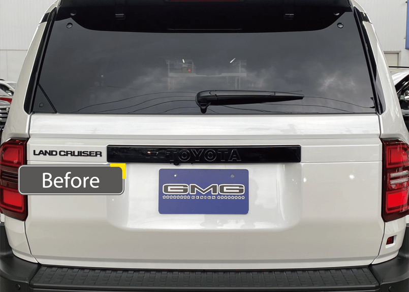 ランドクルーザー250 ZX,FE用カラードリアガーニッシュ | GMG ONLINE SHOP