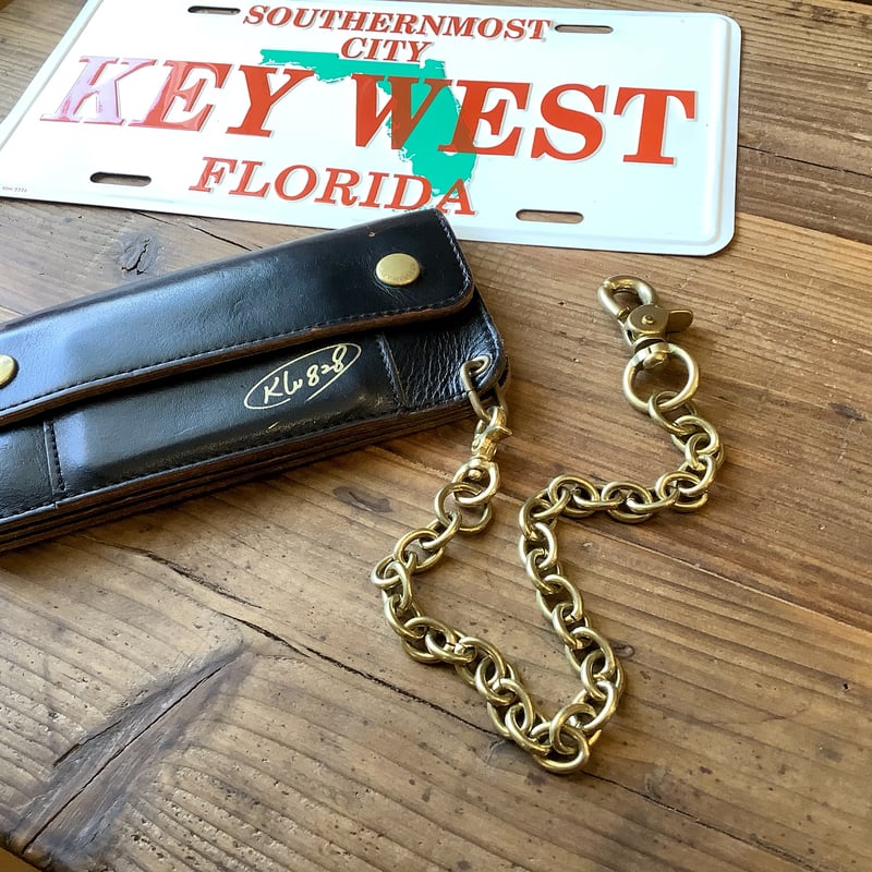 真鍮 ウォレットチェーン | keywest828