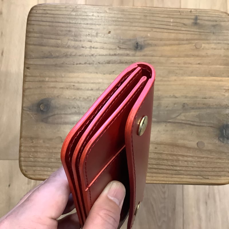 ルガトショルダー赤 トラッカーウォレット | keywest828