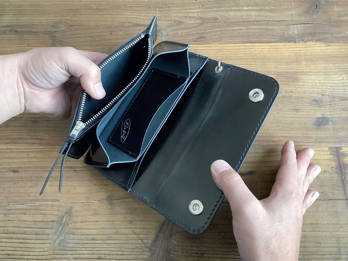 フルコードバン黒 トラッカーウォレット | keywest828