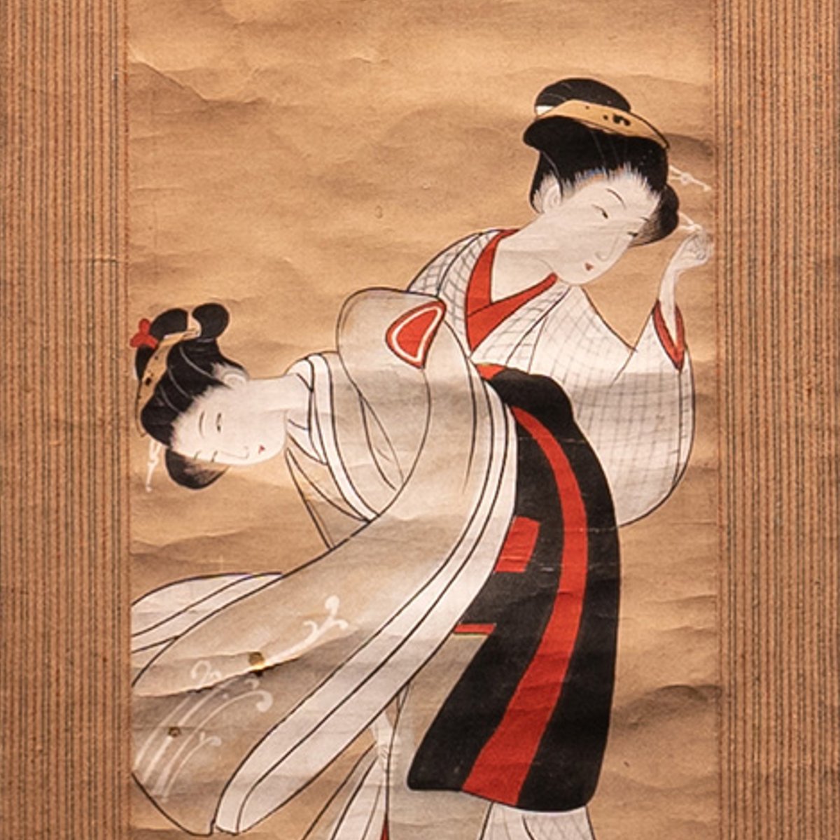 美人画、裸婦、絵画6F、山本英二、ワイシャツK、木枠新品額縁、真作