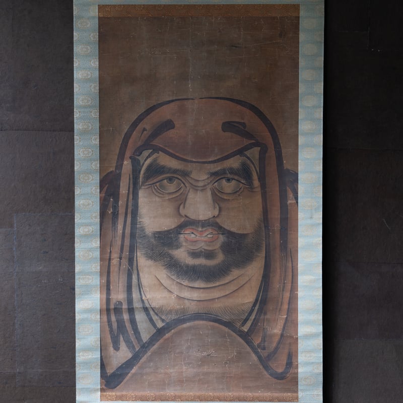 無落款「達磨図」 江戸期【掛軸】 | 浮世絵販売・買取「竹井事務所」大阪