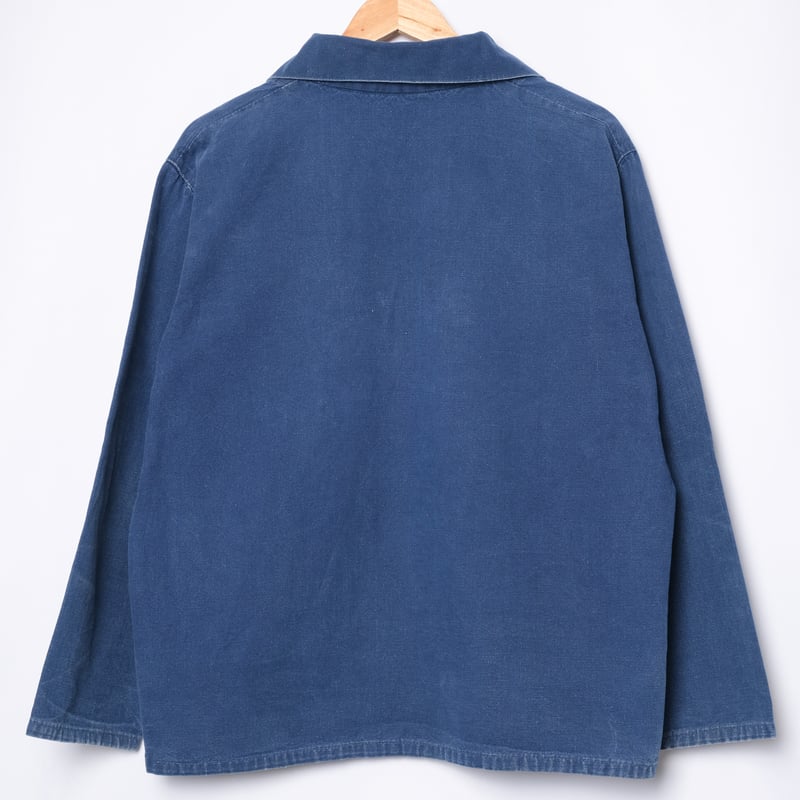 50s France Vintage Indigo Metis(Cotton Linen) F