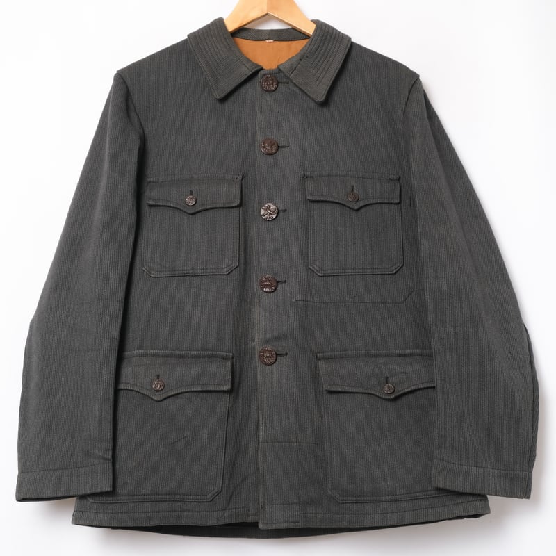 40-50s France Vintage EGAN Cotton Pique Hunting