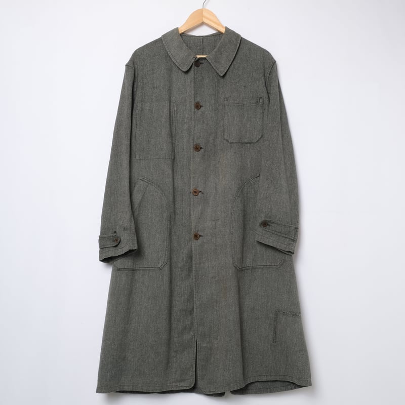 30-40s French Vintage VETRA Black Chambray Atel