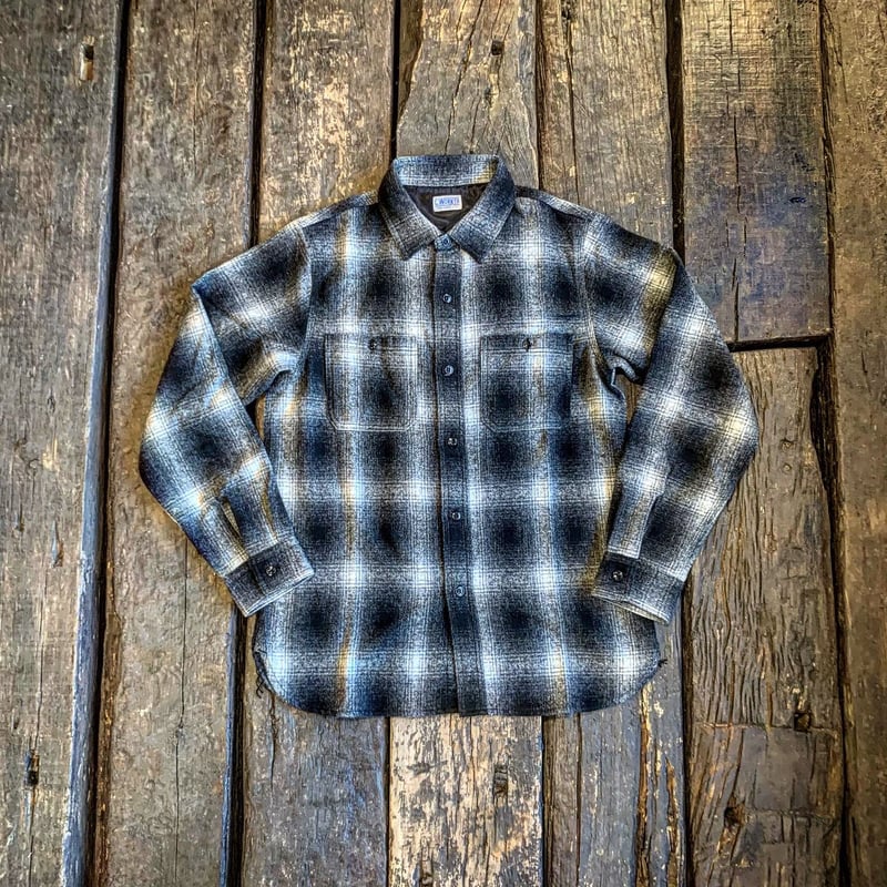 CWORKS 【Jaime /wool shirt】 (FINE CREEK ) | ・ ・