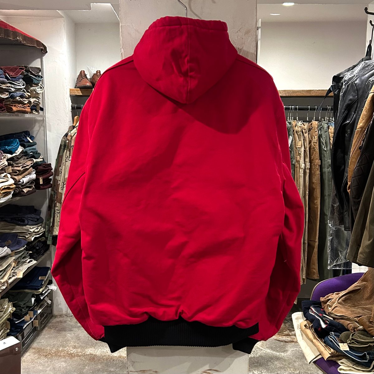 希少カラー 美品】Carhartt アクティブジャケット ワインレッドM