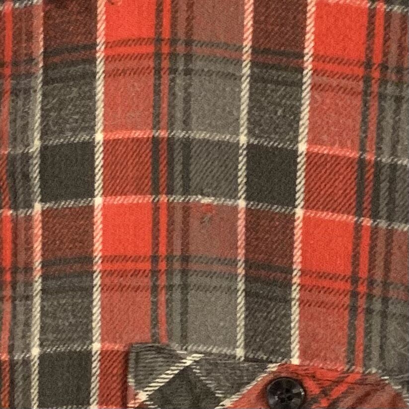 60s Sears ヴィンテージネルシャツ マチ付き USA製 シアーズ ワーク