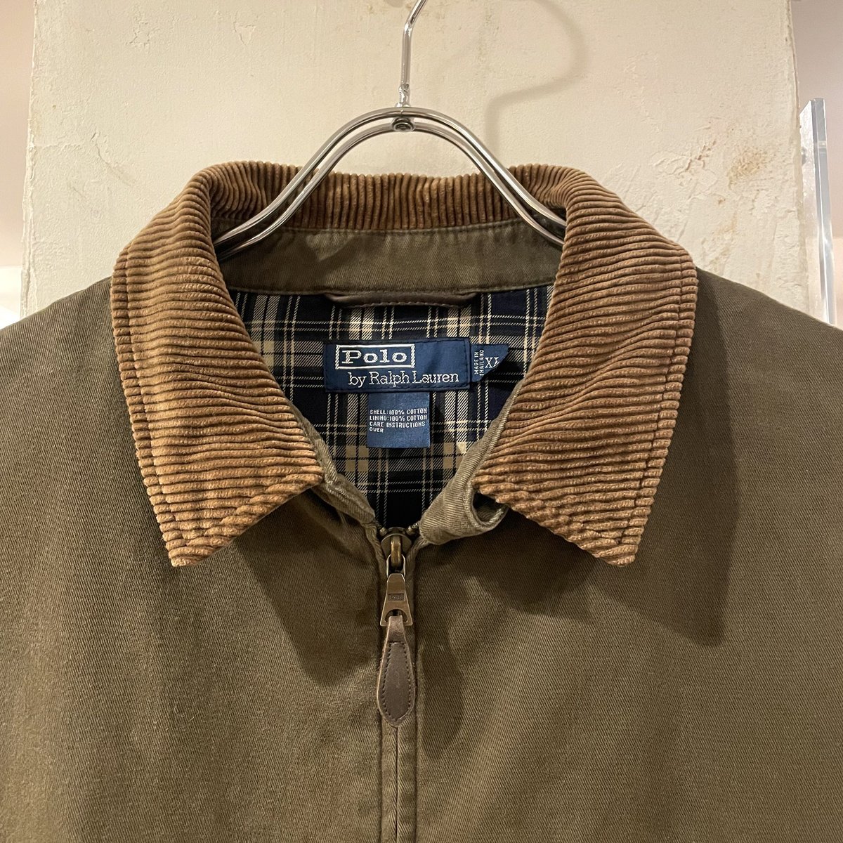 POLO by Ralph Lauren スウィングトップ 襟コーデュロイ ダーク