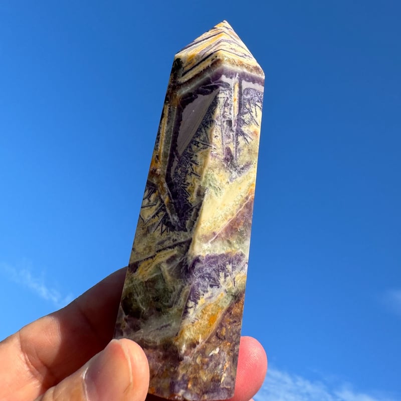 調和の彩石（いろいし）母岩付きフローライト | Studio Kururi