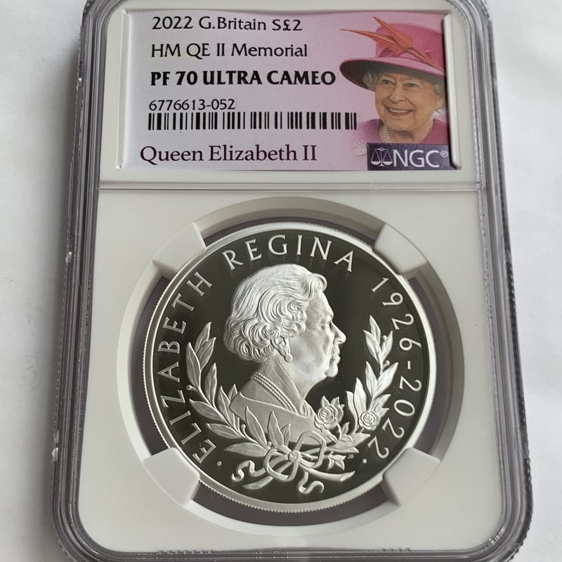 NGC鑑定PF70 2022年 ロイヤルミント エリザベス2世女王陛下 追悼記念