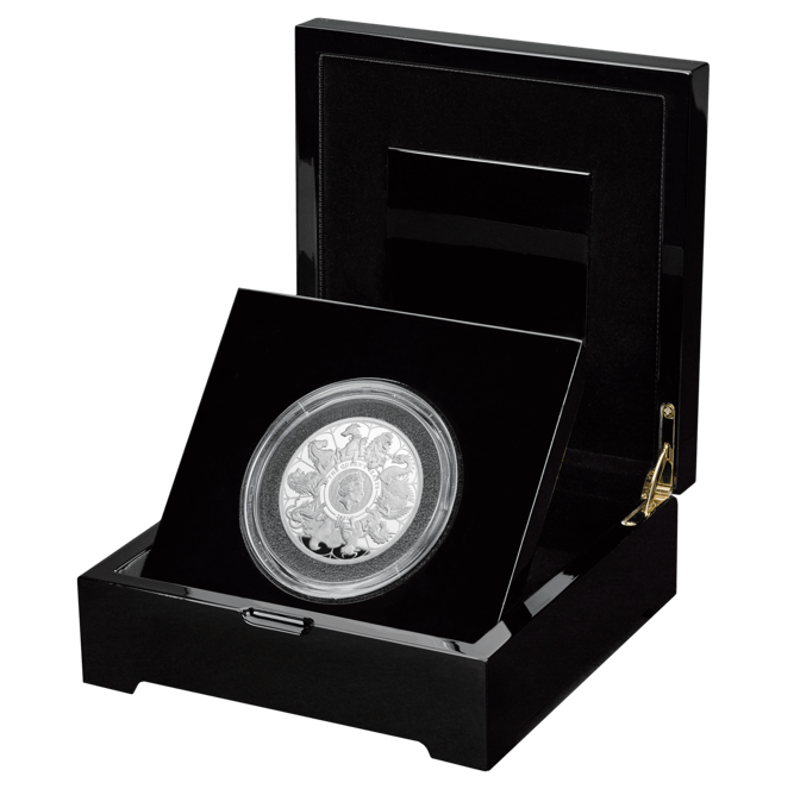 コンプリーター版 2021 クイーンズビースト 5オンス 10ポンド銀貨