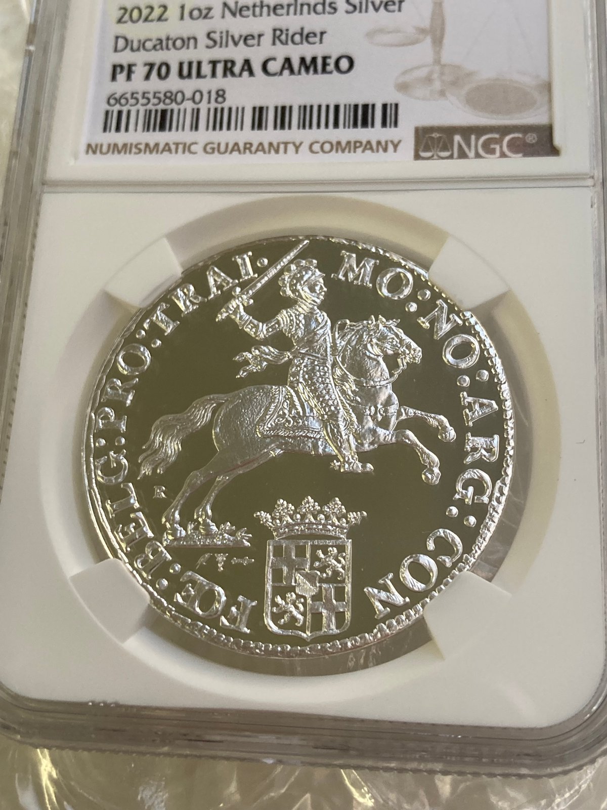 NGC鑑定PF70 発行数200枚のプルーフ版 オランダ造幣局 2022年