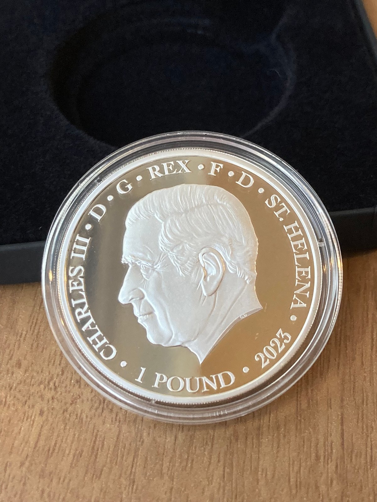 2023年 イギリス領セントヘレナ造幣局 聖 セントジョージ ドラゴン 竜