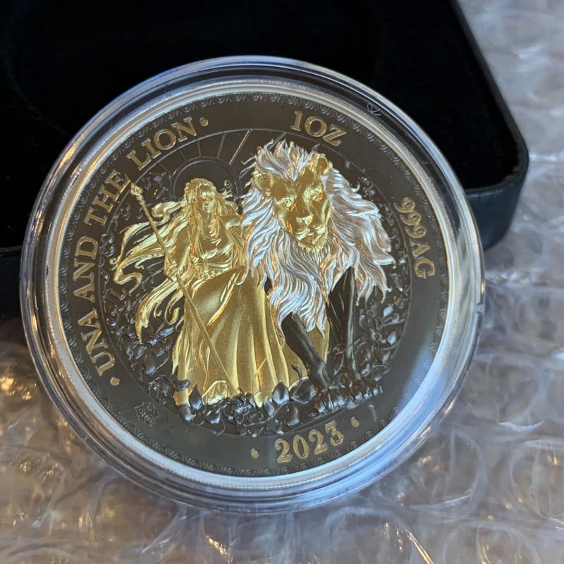 発行枚数60枚：一桁台No.あり】ウナとライオン 2023年版 ブラック