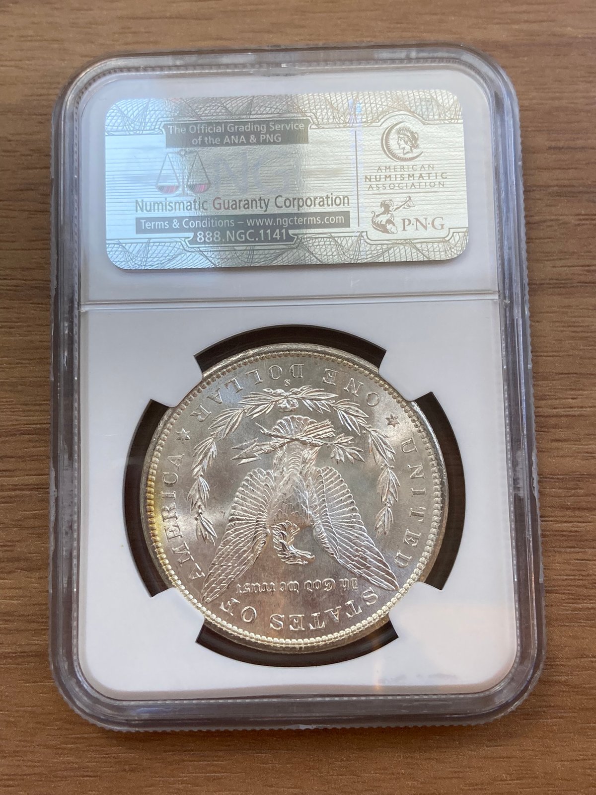 NGC鑑定MS66 1881年S モルガンダラー モーガンダラー 銀貨 シルバー