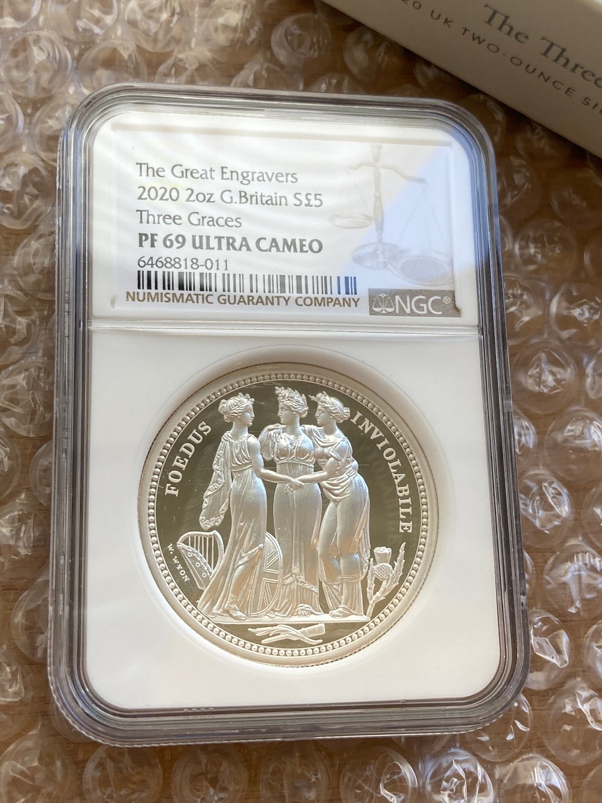 特別出品 【NGC鑑定 PF69UC】ロイヤルミント 2020 スリーグレイセス 2