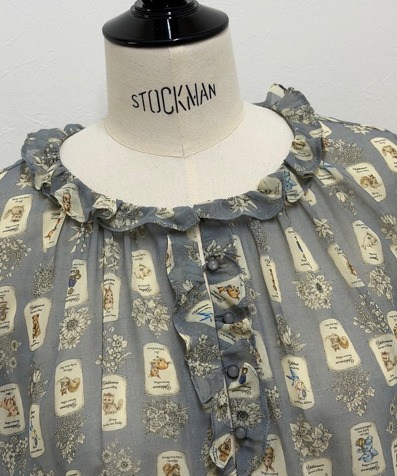 yukiemon】5部袖テキスタイルブラウス（M・3L） | EGAMI OFFICIAL