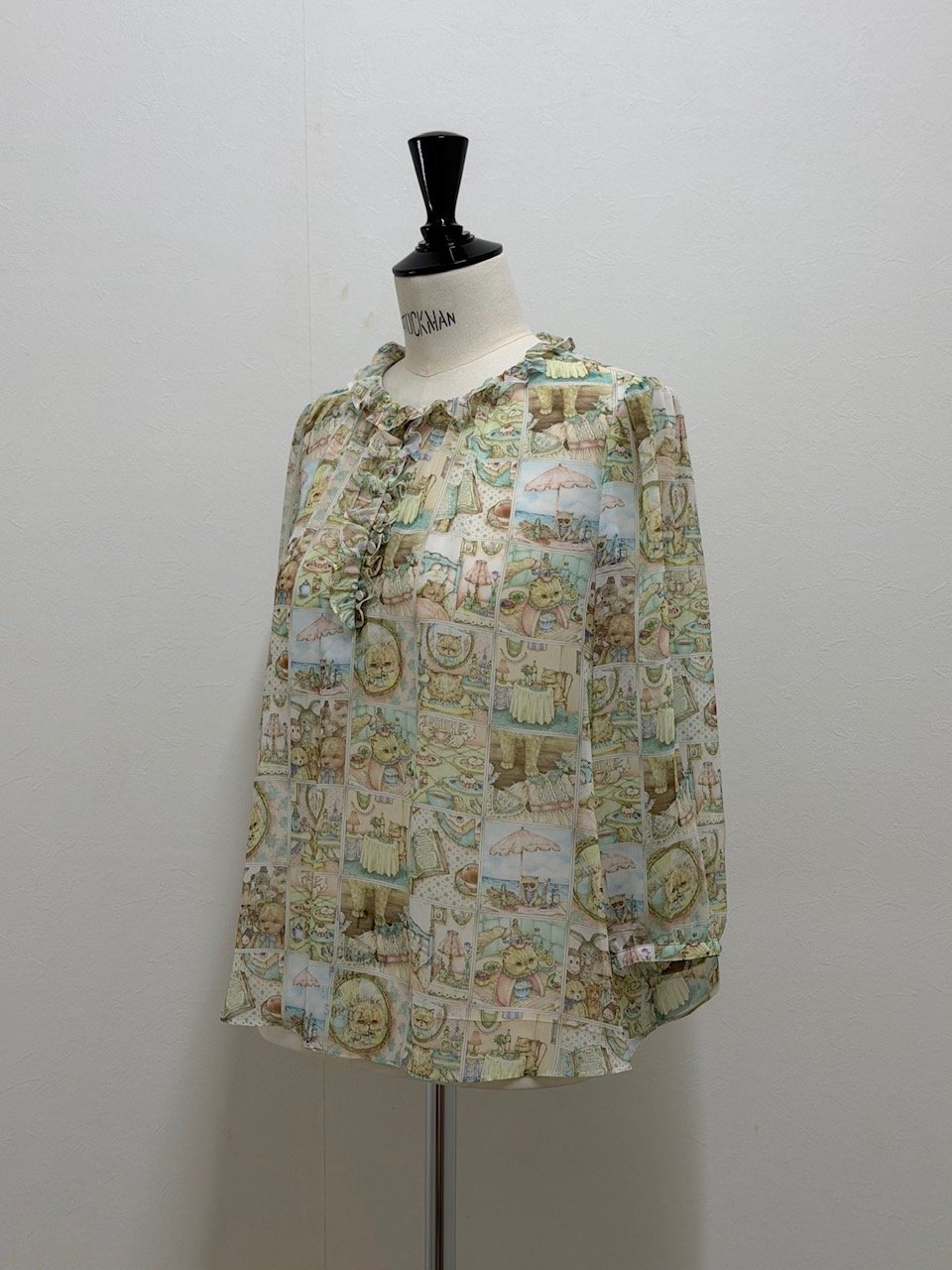 yukiemon】5部袖テキスタイルブラウス（M・3L） | EGAMI OFFICIAL