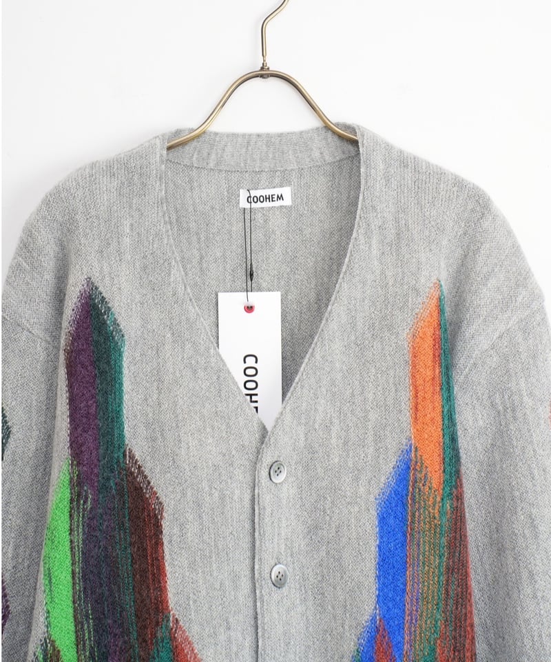 COOHEM〈men's〉】WOOL ALPACA INTERSIA KNIT C/D_24