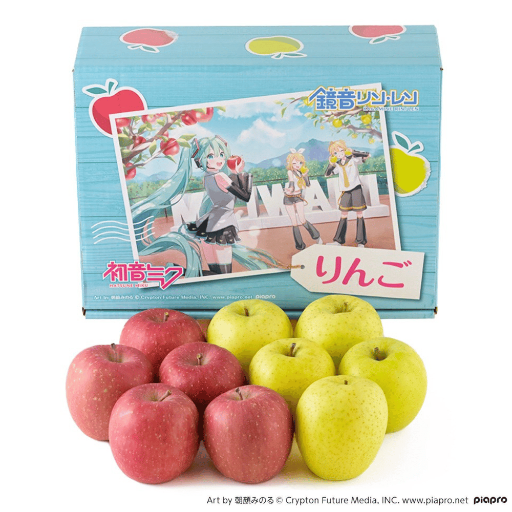 贈答用りんご「初音ミク×JAつがる弘前」コラボ第2弾 | 弘前ふるさと宅配便