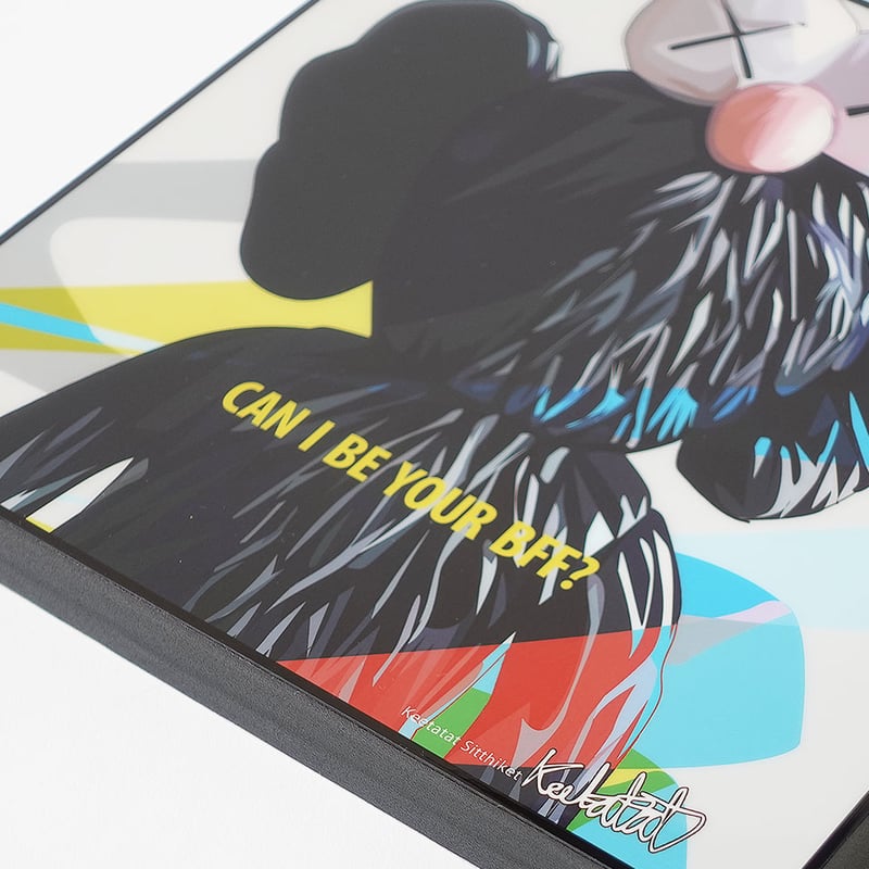ポップアートフレーム KAWS/カウズ 】フレームポスター Flame Poster