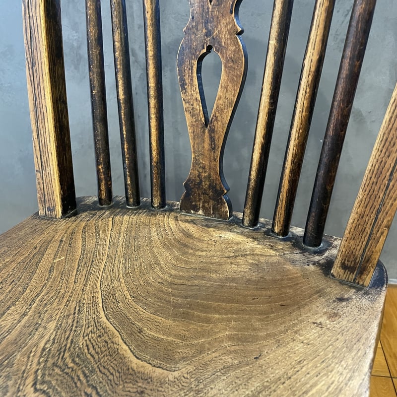 古い椅子 イギリス製 ウィンザーチェア ダイニングチェア 木製 イス