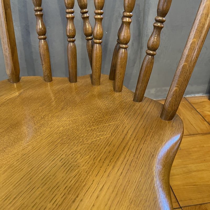 古いKASHIWAの椅子 KASHIWA ウィンザーチェア ダイニングチェア 木製