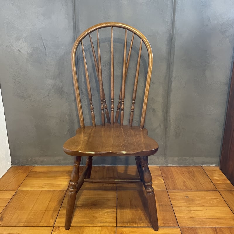 古いKASHIWAの椅子 KASHIWA ウィンザーチェア ダイニングチェア 木製