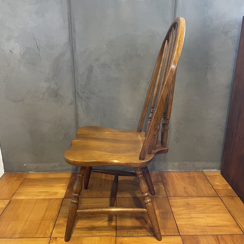 古いKASHIWAの椅子 KASHIWA ウィンザーチェア ダイニングチェア 木製