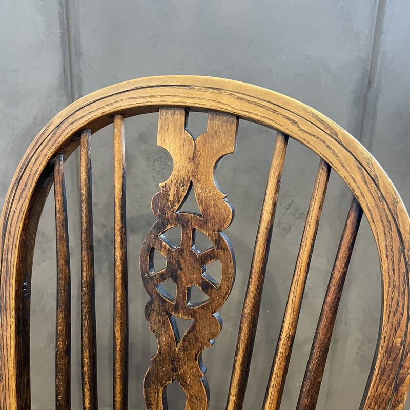 古い椅子 イギリス製 ウィンザーチェア ダイニングチェア 木製 イス