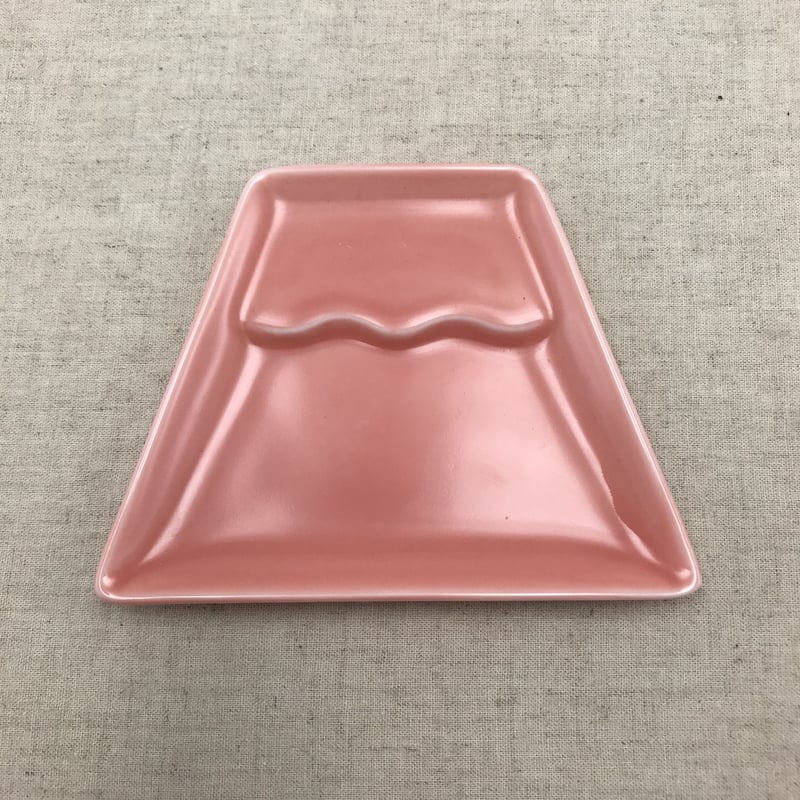 富士山 fuji 小皿 赤 裏印あり P38002 | 小田陶器オンラインストア