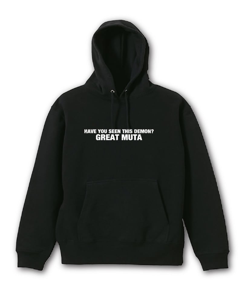 グレート・ムタ「MISSING」パーカー（黒） | KEIJI MUTO OFFICIAL SHOP