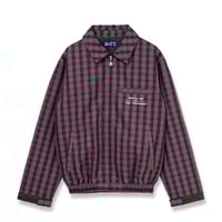 ADWYSD TWO TONE CANVAS BOMBER JACKET GREEN | LAUG