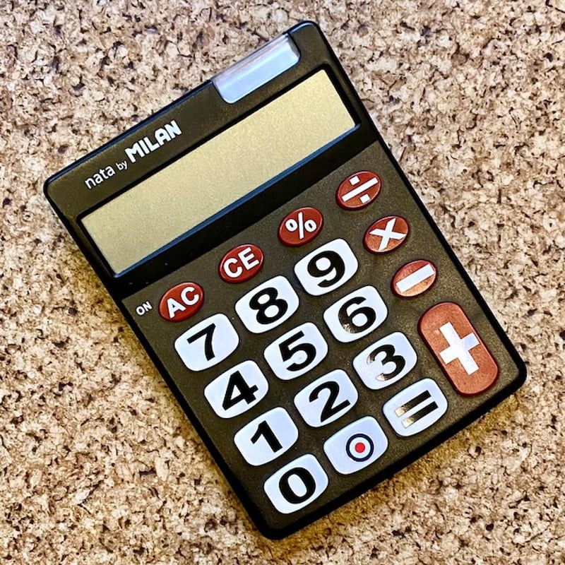 Milan ミラン / 電卓 BLK-8 new 再入荷 | MAYBELL-NICK STORE