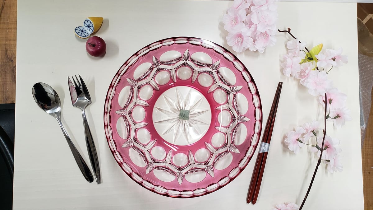 HOYA クリスタル切子 菓子鉢 一品作 | つちや陶器店