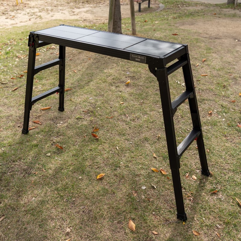 WANTKEY CAMP× Hasegawa 折りたたみグリルテーブル ブラック WANTKEY CAMP × HASEGAWA _ アルミグリルテーブル【受注販売】 | Geek
