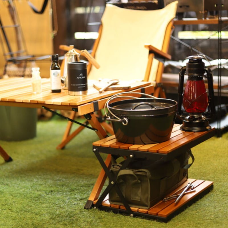 ANOBA アノバ BLACK EDITION ウッドラック2段 2トーンウッドラック 2段 | [公式] ANOBA Official Web Site