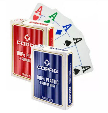 COPAG社 4色ジャンボインデックス トランプ(赤) | りば工房｜ボード