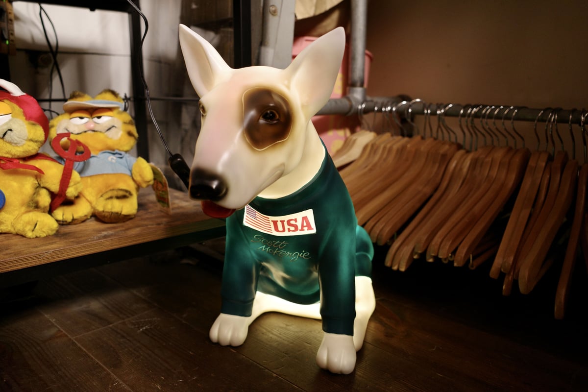 新品 マッケンジー LEDランプ バド犬 ブルテリア 世田谷ベース LAMP